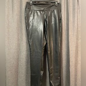Faux leather leggings